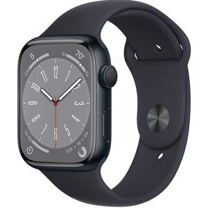 iwatch series 8 midnight aluminum case midnight sport band